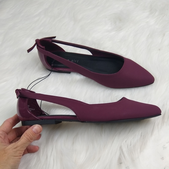 Steve Madden Shoes - *LAST1 NEW Madden Bow Cut Out Pointy Toe Flats